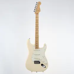 FENDER AMERICAN STANDARD STRATOCASTER OLYMPIC WHITE, FAT 50S PICKUPS, USED