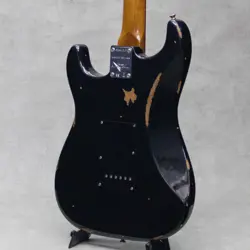 FENDER CUSTOM SHOP 2017 LTD BLACK ROASTED DUAL-MAG STRATOCASTER RELIC