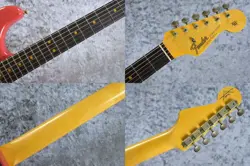 FENDER CUSTOM SHOP 1964 STRATOCASTER JOUNEYMAN RELIC FADED AGED FIESTA RED