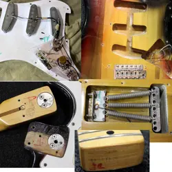 FENDER 1974 STRATOCASTER ALDER BODY 3-TONE SUNBURST MAPLE FINGERBOARD