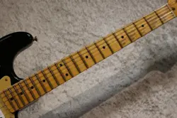 FENDER CUSTOM SHOP 1955 STRATOCASTER RELIC BLACK 2023 ASH BODY USED
