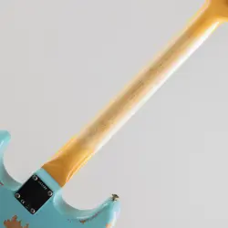 FENDER CUSTOM SHOP 1964 L-SERIES STRATOCASTER HEAVY RELIC AGED DAPHNE BLUE