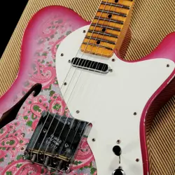 FENDER CUSTOM SHOP 50S TELECASTER THINLINE RELIC PINK PAISLEY USED 2022