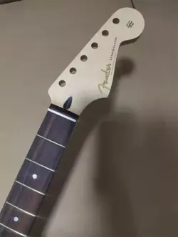 22FRET ST ELECTRIC GUITAR NECK PART MAPLE FOR DIY FENDER REPLACE ROSEWOOD