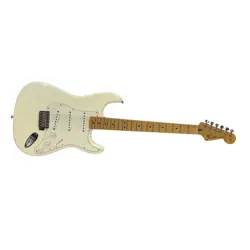 FENDER STRATOCASTER RIGHT-HANDED SIX STRINGED ELECTRIC GUITAR 