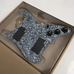 PREWIRED LOADED STRAT PICKGUARD SET HH HUMBUCKER ACTIVE PICKUPS FOR FENDER