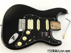 AMERICAN PERFORMER FENDER HSS STRATOCASTER STRAT LOADED BODY, USA BLACK