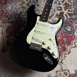 FENDER MADE IN JAPAN TRADITIONAL 60S STRATOCASTER BLACK GUITAR *ET973