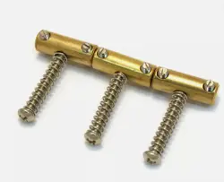 GENUINE USA FENDER VINTAGE '52 TELE REISSUE GUITAR ASHTRAY BRIDGE BRASS SADDLE