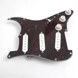 GUITAR PREWIRED LOADED PICKGUARD WITH SSS SINGLE COIL PICKUPS FOR FENDER GUITAR