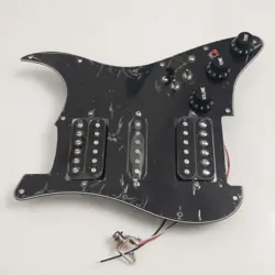 PREWIRED LOADED PICKGUARD COIL SPLITTING ALNICO 5 HUMBUCKER FOR FENDER GUITAR