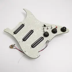 PREWIRED LOADED PICKGUARD SSS SINGLE COIL PICKUPS FOR FENDER STRAT GUITAR PARTS