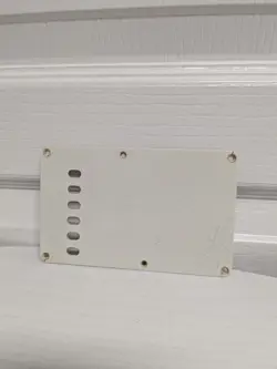 1974 FENDER STRATOCASTER TREMOLO COVER/BACK PLATE-ORIGINAL VINTAGE USA STRAT 70S