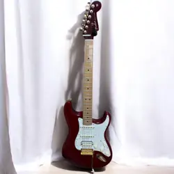 FENDER TASH SULTANA STRATOCASTER ELECTRIC GUITAR TRANSPARENT CHERRY - USED