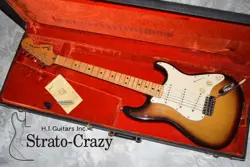 FENDER EARLY  73 STRATOCASTER SUNBURST  MAPLE NECK