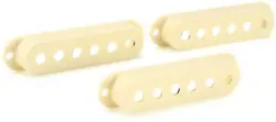 FENDER ROAD WORN STRATOCASTER PICKUP COVERS - AGED WHITE (2-PACK) BUNDLE