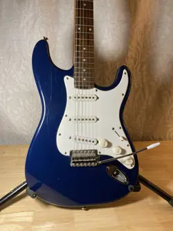 2002 SQUIER BY FENDER 20TH ANNIVERSARY AFFINITY STRATOCASTER BALTIC BLUE 22 FRET
