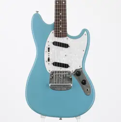 ELECTRIC GUITAR USED FENDER JAPAN MG66-65 BLUE BASSWOOD BODY MAPLE NECK