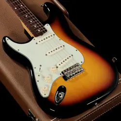 FENDER CUSTOM SHOP TEAM BUILT 1960 STRATOCASTER NOS LEFT HAND 3-COLOR SUNBURST 2