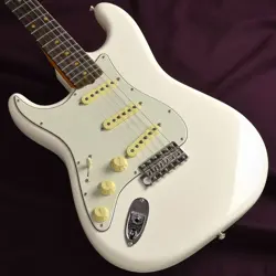 FENDER AMERICAN VINTAGE II 1961 STRATOCASTER LEFT-HAND ROSEWOOD OLYMPIC WHITE ST