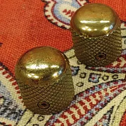VINTAGE EARLY 1980S FENDER PRECISION BASS BRASS KNOBS