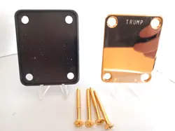 REPO FENDER OR OTHERS  TRUMP NECK PLATE  FOR  TELE  STRAT AND BASS