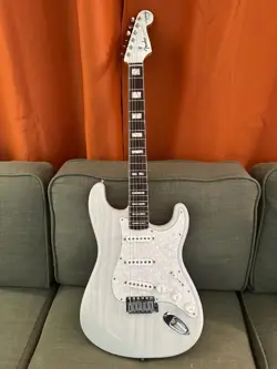 FENDER KENNY WAYNE SHEPHERD STRATOCASTER, TRANSPARENT FADED SONIC BLUE