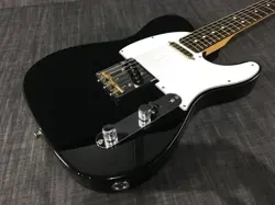 FENDER  JAPAN HYBRID 2 TELECASTER BLACK USED ELECTRIC GUITAR