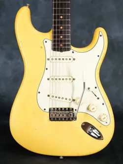 FENDER CUSTOM SHOP 1961 STRATOCASTER OLYMPIC WHITE USED ELECTRIC GUITAR  2001