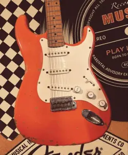 FENDER JAPAN STRATOCASTER RELIC FESTA RED SAFE PACKING!