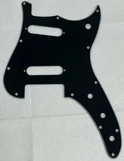 BLACK 3-PLY FOR FIT FENDER DUO-SONIC OFFSET SS STYLE GUITAR PICKGUARD
