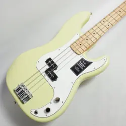 ELECTRIC BASS GUITAR FENDER PLAYER II PRECISION MAPLE FINGERBOARD HIALEAH YELLOW