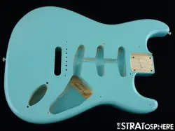FENDER CUSTOM SHOP 70TH ANNIE 54 STRAT NOS BODY ASH DAPHNE BLUE 3#9OZ!