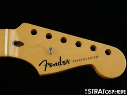FENDER STANDARD STRATOCASTER STRAT NECK, MODERN C GUITAR PARTS, MAPLE.