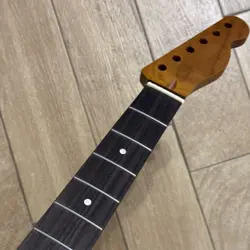 22FRET ROASTED MAPLE GUITAR NECK NITRO SATIN ROSEWOOD FOR FENDER TELE TELECASTER