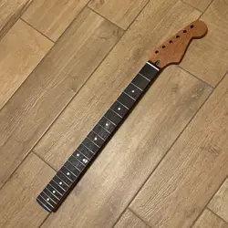 STAINLESS 22 FRET MAHOGANY STRAT ST ELECTRIC GUITAR NECK FOR FENDER STRATOCASTER