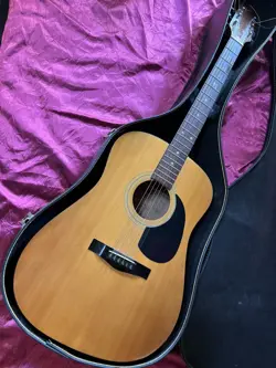 FENDER GEMINI 2 ACOUSTIC GUITAR 1996 USED WITH HARD CASE - GREAT SOUND