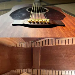 FENDER JIMMY DALE ECO ALL-MAHOGANY ACOUSTIC GUITAR W/ HARD CASE - USED