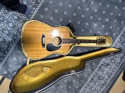 FENDER F-95 ACOUSTIC GUITAR 1974 MADE IN WEST GERMANY WITH CASE - USED