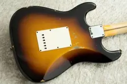 FENDER CUSTOM SHOP 1957 STRATOCASTER RELIC -WIDE BLACK 2 COLOR SUNBURST- 2021 (2