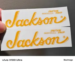 YELLOW HEADSTOCK VINYL