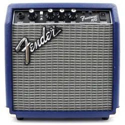 FENDER FRONTMAN 10G GUITAR COMBO AMPLIFIER BLUE BUNDLE WITH CABLE 28W