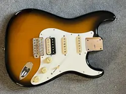 FENDER JV MODIFIED 50S STRATOCASTER GUITAR LOADED BODY SUNBURST JAPAN 5 LB 11 OZ