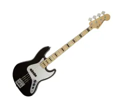 OPEN BOX FENDER GEDDY LEE SIGNATURE JAZZ BASS - BLACK W/ MAPLE FB