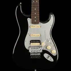 FENDER ULTRA LUXE STRATOCASTER HSS FLOYD ROSE MYSTIC BLACK GUITAR WITH CASE