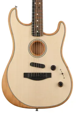 FENDER ACOUSTASONIC STRATOCASTER ACOUSTIC-ELECTRIC GUITAR - NATURAL