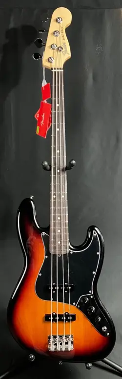 FENDER AMERICAN PERFORMER JAZZ BASS 4-STRING BASS GUITAR 3-TONE SUNBURST W/ BAG