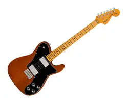 USED FENDER AMERICAN VINTAGE II 1975 TELECASTER DELUXE - MOCHA W/ MAPLE FB