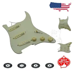 VINTAGE TONE AGED WHITE PICKGUARD WITH WILKINSON PICKUPS FOR FENDER STRATOCASTER