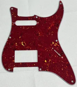 RED TORTOISE 4-PLY FOR FIT FENDER US 8 SCREW HOLES HS STYLE GUITAR PICKGUARD